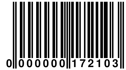 0 000000 172103