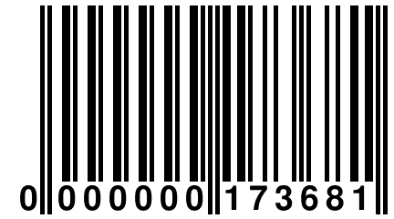 0 000000 173681