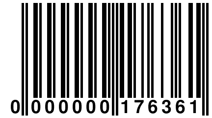 0 000000 176361