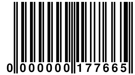 0 000000 177665