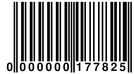 0 000000 177825