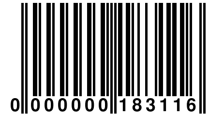 0 000000 183116