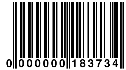 0 000000 183734