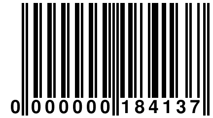 0 000000 184137