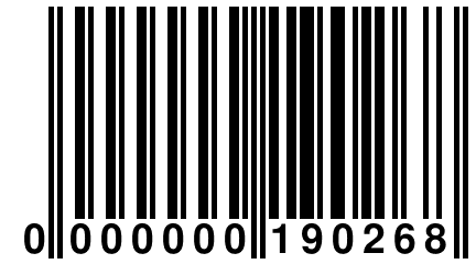 0 000000 190268