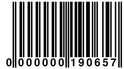 0 000000 190657