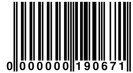 0 000000 190671