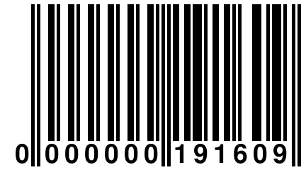 0 000000 191609