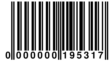 0 000000 195317