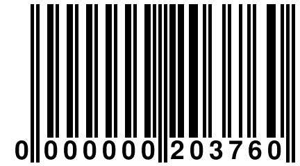 0 000000 203760