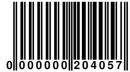 0 000000 204057