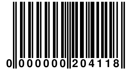 0 000000 204118