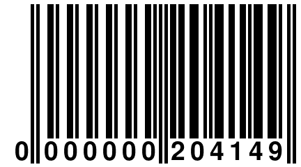 0 000000 204149