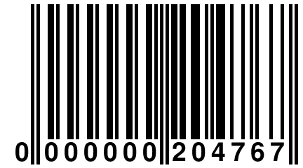 0 000000 204767