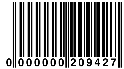 0 000000 209427