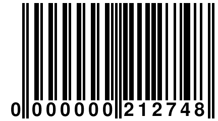 0 000000 212748