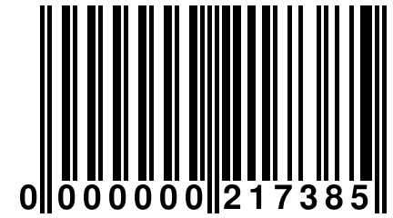 0 000000 217385