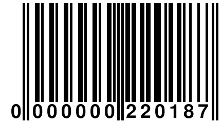 0 000000 220187