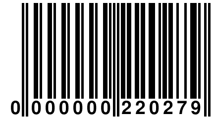 0 000000 220279