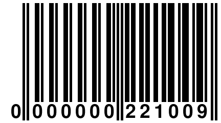 0 000000 221009