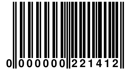 0 000000 221412