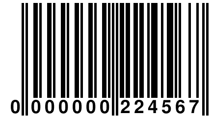 0 000000 224567