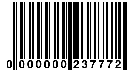 0 000000 237772