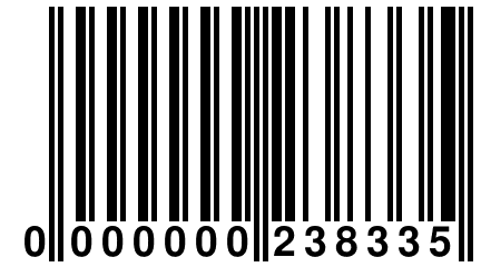 0 000000 238335