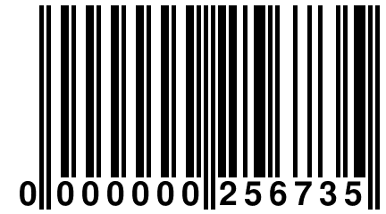 0 000000 256735