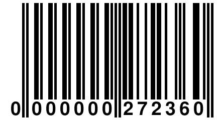 0 000000 272360