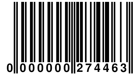 0 000000 274463