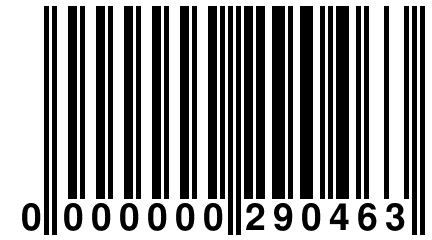 0 000000 290463