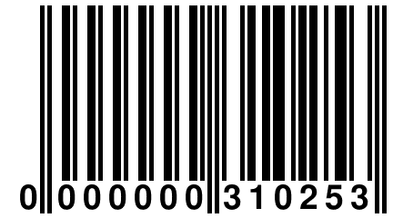 0 000000 310253