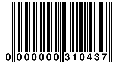 0 000000 310437