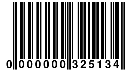 0 000000 325134