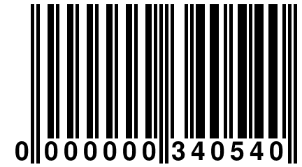 0 000000 340540