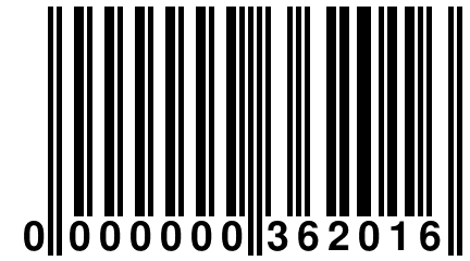 0 000000 362016