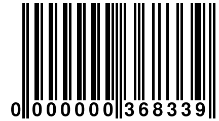 0 000000 368339