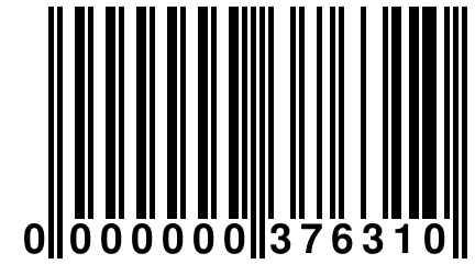 0 000000 376310