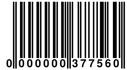 0 000000 377560