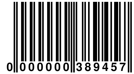 0 000000 389457