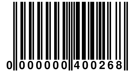 0 000000 400268