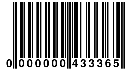 0 000000 433365