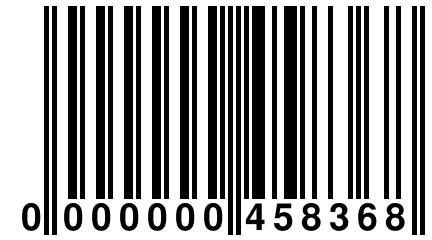 0 000000 458368