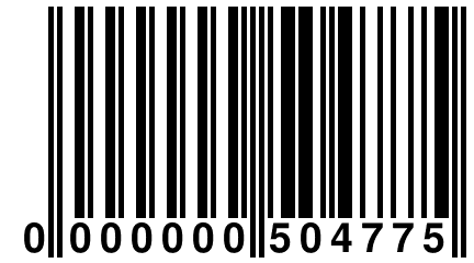 0 000000 504775