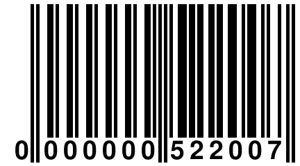 0 000000 522007