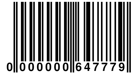 0 000000 647779