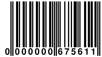 0 000000 675611