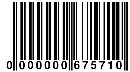 0 000000 675710