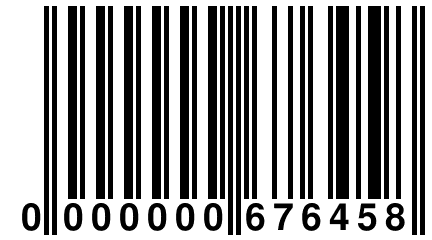 0 000000 676458